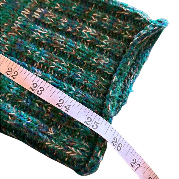 Tiara green knit fitted cardigan button down hooded sweater size Xl - Picture 9 of 11